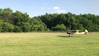 Cessna 195 Take Off