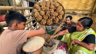 বিহারের প্রসিদ্ধ জনেরার মোয়া || Tasty Sweets Recipe Moa in Bengali Style