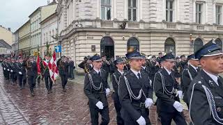 Jubileusz 160-lecia bielskiej straży pożarnej, defilada