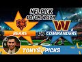 Chicago Bears vs. Washington Commanders 10/5/2023 Week 5 FREE NFL Picks and Predictions for Today