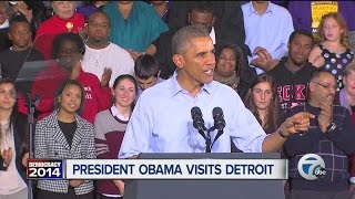 President Obama visits Detroit