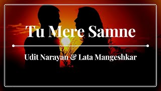 Udit Narayan & Lata Mangeshkar - Tu Mere Samne - Darr (1993)