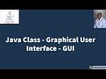 Java Class and Object - Graphical User Interface (GUI) Program examples