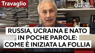 Ucraina, Russia e Nato, Travaglio: 