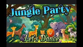 Party song | Let's Dance Along | In the jungle, there's a party, full of animals #viral #dance #yt