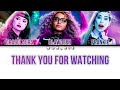 three of us by monster high movie colour coded