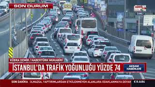 Kısıtlama öncesi İstanbul trafiği nasıl?