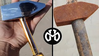 Rusted Heavy Forging Hammer RESTORATION