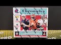 2021 Chronicles Football Hobby Box Opening! 3 Hits per Box!