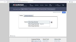 How to: Requesting Items from the Library