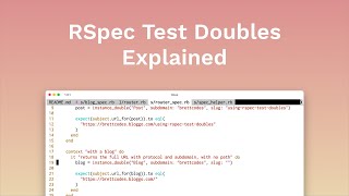 RSpec Test Doubles Explained | Unit Testing Ruby Classes in Isolation