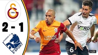 Galatasaray 2 - 1 Renders Maçın özeti 26.08.2021