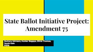 Explaining the issues: Amendment 75
