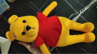 Amigurumi Winnie the Pooh Bebek Yapımı (40cm) Part 1 (bacak ve kol yapımı)