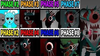 Sprunki NEW Phases! Phase 1 VS Phase 2 VS Phase 3 VS Phase 4-9 in Incredibox Sprunki