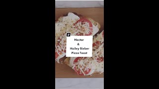 Hailey Bieber Pizza Toast with Nectar Seltzer