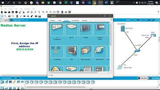 Radius Server, AAA Local and Server based Authentication Configuration with packet Tracer.