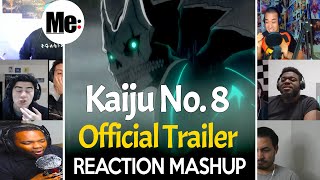 Kaiju No. 8 Trailer | REACTION MASHUP