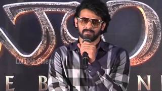 Prabhas at Baahubali Press Meet || ‪‎Prabhas‬ || SS Rajamouli