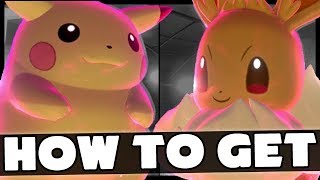 How To Get Gigantamax PIKACHU and EEVEE in Pokemon Sword and Shield