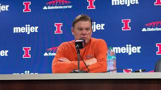 Northwestern preview:  Illini coach Brad Underwood