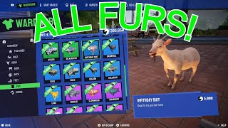 How To Unlock All Furs In Goat Simulator 3