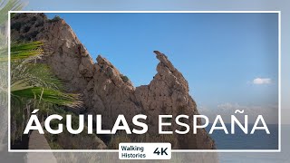 4K Walking Tour Aguilas, Espana | Pico de la Aguilica - Puerto | Murcia Spain Beach Walk