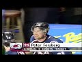 Peter Forsberg Hattrick and Huge Comeback!  Avalanche vs  Panthers   March 3, 1999