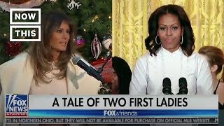 How Fox News Covered Michelle Obama vs. Melania Trump | NowThis