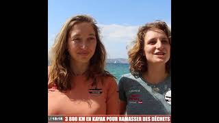 Le 18:18 - Elles parcourent 3 800 kilomètres en kayak et vélo pour ramasser des déchets