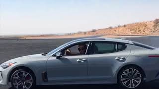 Thrilling Stinger drifting demo at SEMA.