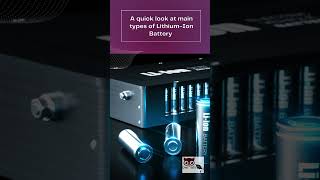 Quick look at the main Types of Lithium ion battery