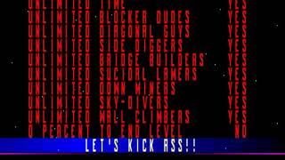 Betrayal \u0026 Punishers   Lemmings Gigatrainer +10 HYPERSPIN AMIGA INTRO CRACKTRO DEMO COMMODORE NOT MI