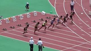 【共通男子110H】20180721 第47回筑前地区中学校陸上競技大会 博多の森