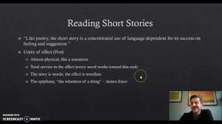 EN281: Reading Short Stories