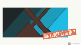 MX linux 19 Beta 3