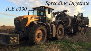 JCB Spreading Digestate