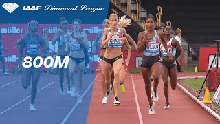 Ajee Wilson wins the 800m race in style at Birmingham - IAAF Diamond League 2019