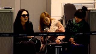 [Fancam] 120210 SNSD Girls' Generation Yuri Tiffany Taeyeon CDG Airport