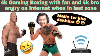 4k Gaming fight with fans || Boxing Kanda || 4k Gaming angry on internet || RS Nepalese