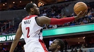 John Wall and the Wizards Soar Over the Hawks
