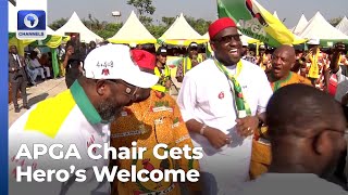 APGA Nat'l Chairman, Sly Ezeokenwa Gets Heroic Welcome After Supreme Court Victory