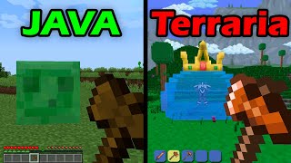 java vs minecraft terraria