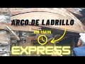 💥 TUTORIALES EN 1MIN💥 CONSTRUCCIÓN de un ARCO de LADRILLO para un PORCHE CON ARCOS (🔝 rústico)