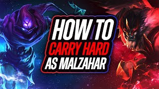 CAN MALZAHAR ACTUALLY CARRY \u0026 HOW? SEASON 14 EDUCATIONAL GAMEPLAY