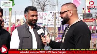 Interview with Gulzari by Lucky kurali Dirba Kabaddi Cup 2020