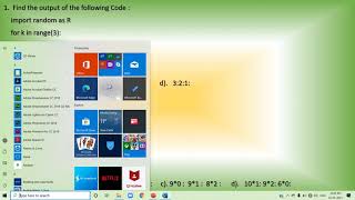 CS11 – Chapter 09 – Introduction to Python Module – Video 05 – Random Question