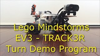 Lego Mindstorms EV3 - TRACK3R - Turn Demo - Program