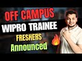 Wipro Hiring Announced 2024 | OFF Campus Drive | Freshers Hiring | Latest Job Drives 2024,2023