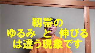 「靱帯が伸びる」と「靱帯が緩む」の違い 外傷 脳の勘違い 靱帯はネジ 蒲郡市 岡崎市 整体